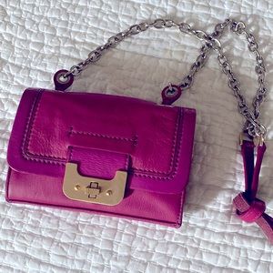 DVF pink tote bag